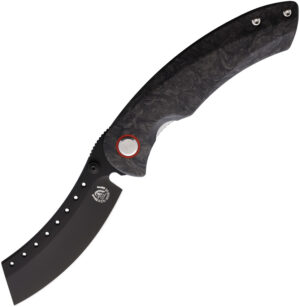 Red Horse Knife Works Hell Razor Linerlock Blk CF (3.5″)