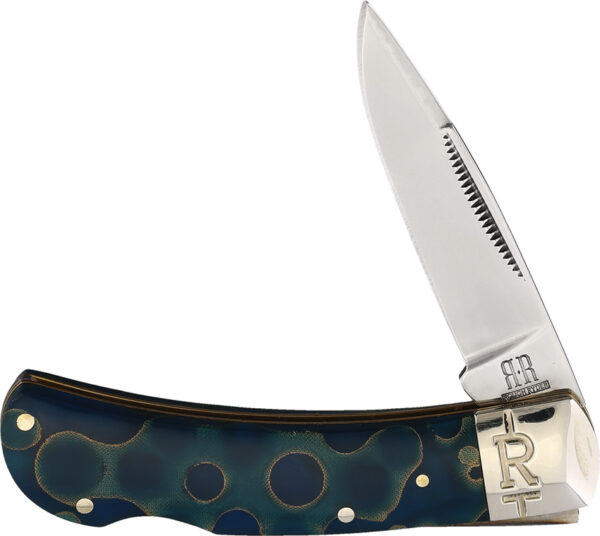 Rough Rider Lockback Blue Swirl
