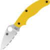 Spyderco Penknife Lightweight Yellow (3")