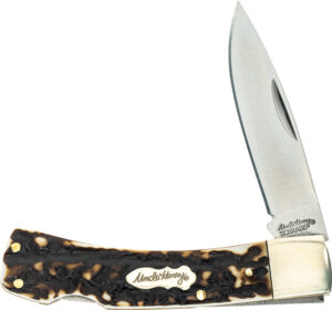 Schrade Bruin Lockback Staglon (2.88″)