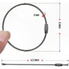 SILIPAC Twist Lock Cable Ring Uncoated