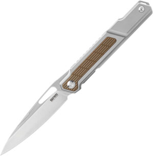 SRM Knives Titanium Framelock Tan (3.63″)