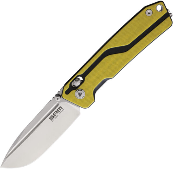 SRM Knives 7228 Ambi Lock Yellow (3.5")