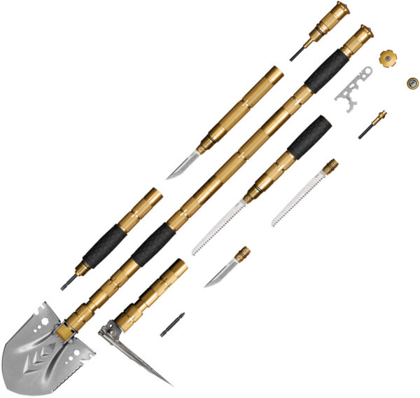 SRM Knives Multi-Purpose Shovel Golden