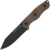 TOPS Knives Trail Seeker, TPTLSR01, TOPS Knives Trail Seeker Clip Point Micarta Green Knife (Black Stonewash) TPTLSR01