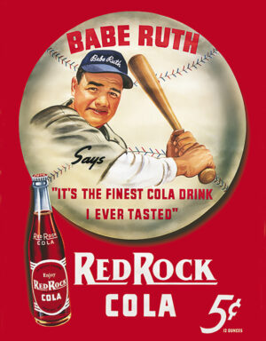 Tin Signs Babe Ruth Red Rock Cola