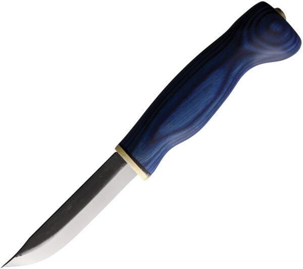 Wood Jewel Fixed Blade Blue (3.25″)