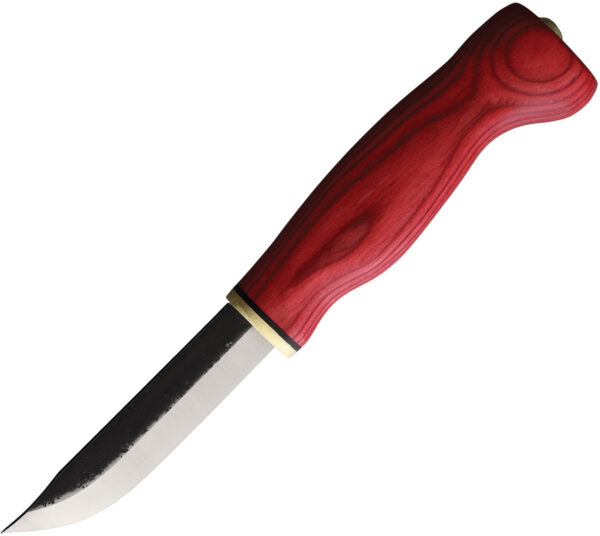 Wood Jewel Fixed Blade Red (3.25″)