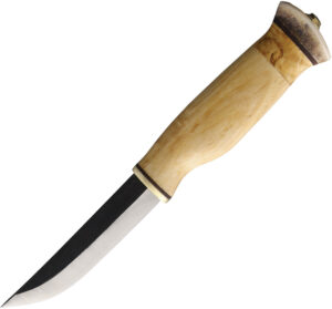 Wood Jewel Fixed Blade Curly Birch (3.63″)