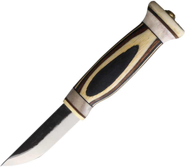 Wood Jewel Fixed Blade Zebra (3") Wood Jewel Fixed Blade Zebra (3")