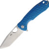 Honey Badger Knives Large Linerlock Tanto Blue (3.63") Honey Badger Knives Large Linerlock Tanto Blue (3.63")