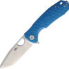 Honey Badger Knives Medium Linerlock Tanto Blue (3.13") Honey Badger Knives Medium Linerlock Tanto Blue (3.13")
