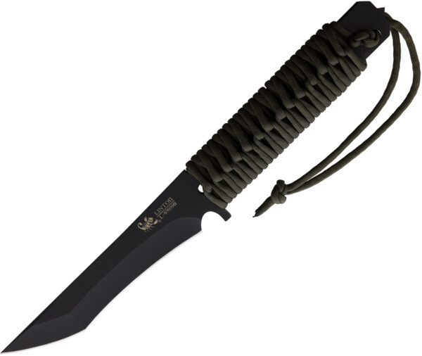 Linton Cutlery Fixed Blade Black (6")
