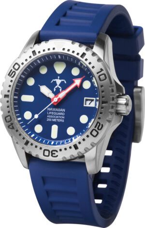 Time Concepts Hawaiian Lifeguard Watch Blue
