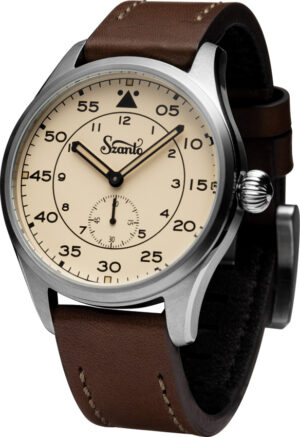 Time Concepts Szanto Aviator Watch Brown