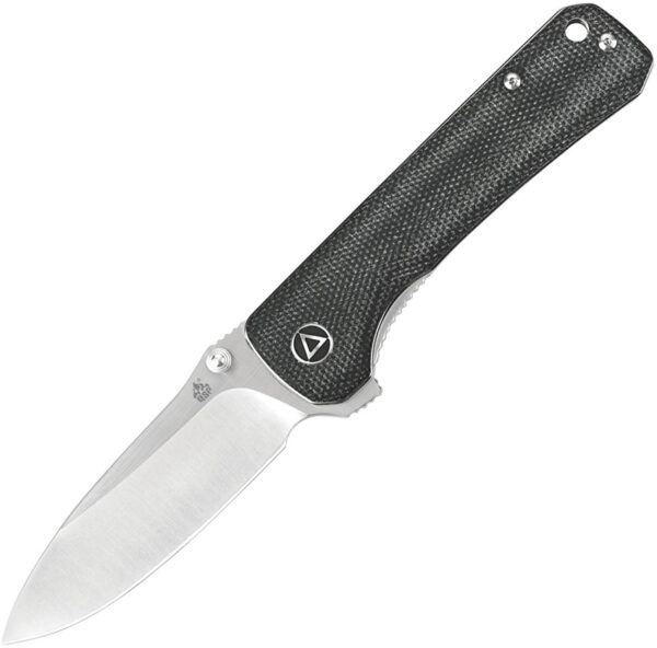QSP Knife Hawk Linerlock Black Micarta (3.25")
