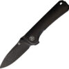 QSP Knife Hawk Linerlock Ebony Black (3.25")
