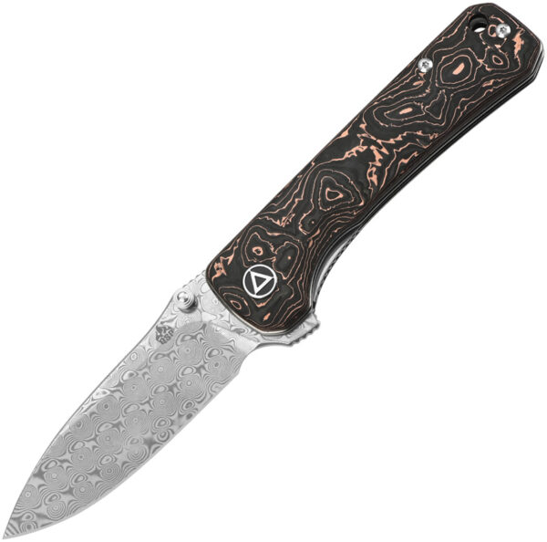 QSP Knife Hawk Linerlock Copper Foil CF (3.25")