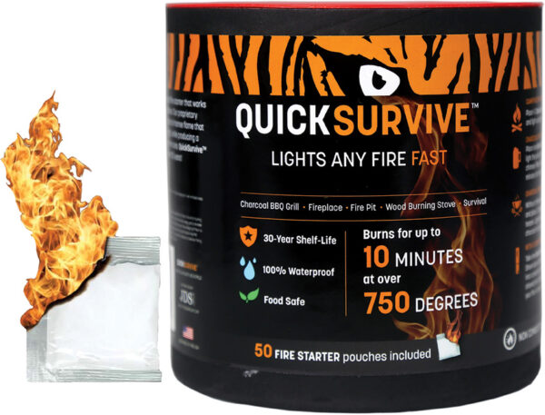 QuickSurvive Fire Starter 50 Pack