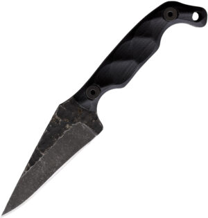 Stroup Knives Mini Fixed Blade Black (3″)