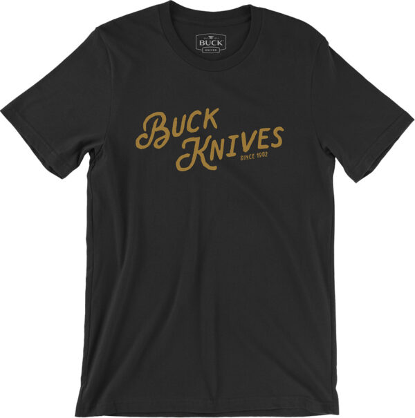Buck Vintage Script T-Shirt L