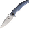 CMB Made Knives Prowler Framelock Blue Ti (3.75")