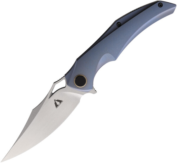 CMB Made Knives Prowler Framelock Blue Ti (3.75")