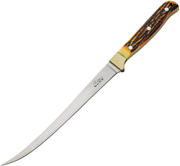 Rite Edge Fillet Knife Imitation Stag (7.5")