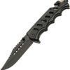 Rite Edge Tactical Linerlock A/O Black (3.75")