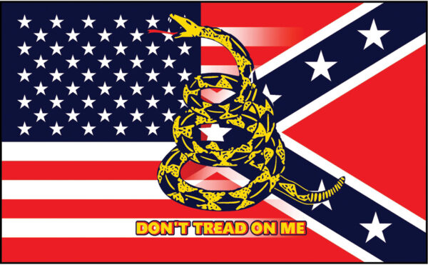 Flags USA & Confederate Flag