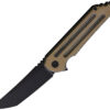 Hoback Knives Kwaiback Framelock Coyote (4")