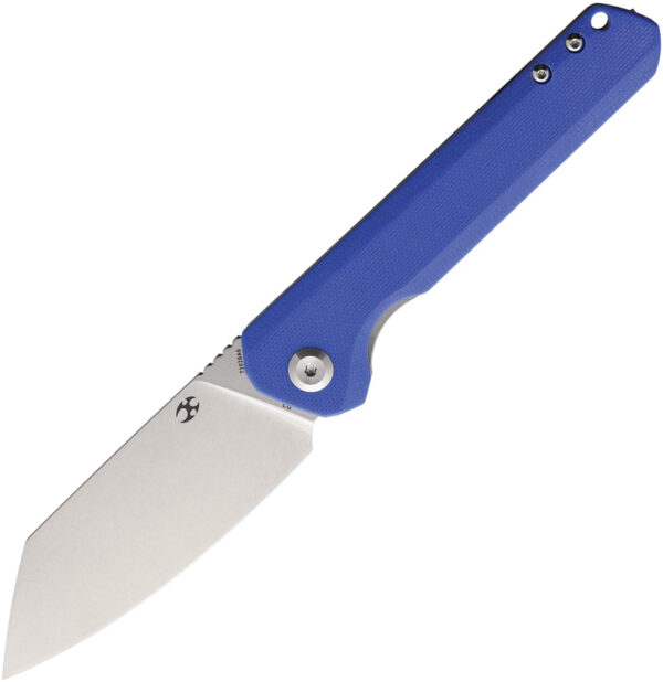 Kansept Knives Bulldozer Framelock Blue (3.75")