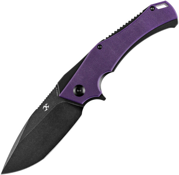Kansept Knives Mini Hellx Linerlock Purple (3.75")