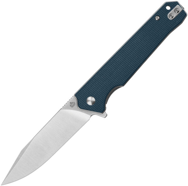 QSP Knife Mamba Linerlock Micarta Blue (3.5")