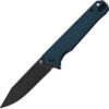 QSP Knife Mamba Linerlock Micarta Blue (3.5")