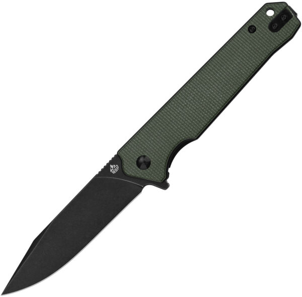 QSP Knife Mamba Linerlock Micarta Green (3.5")
