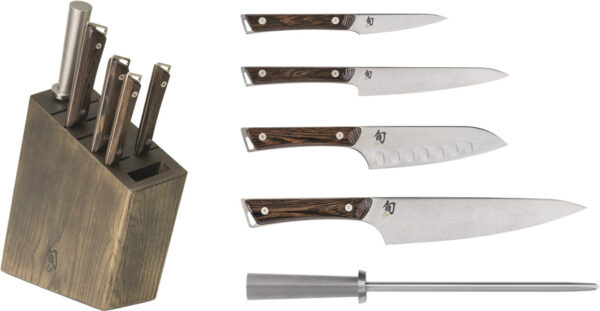 Shun Kanso Block ,Shun Kanso Block Knife Set Wenge Wood