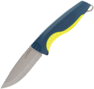 Sog Aegis Fixed Blade Indigo/Yellow (3.75″)