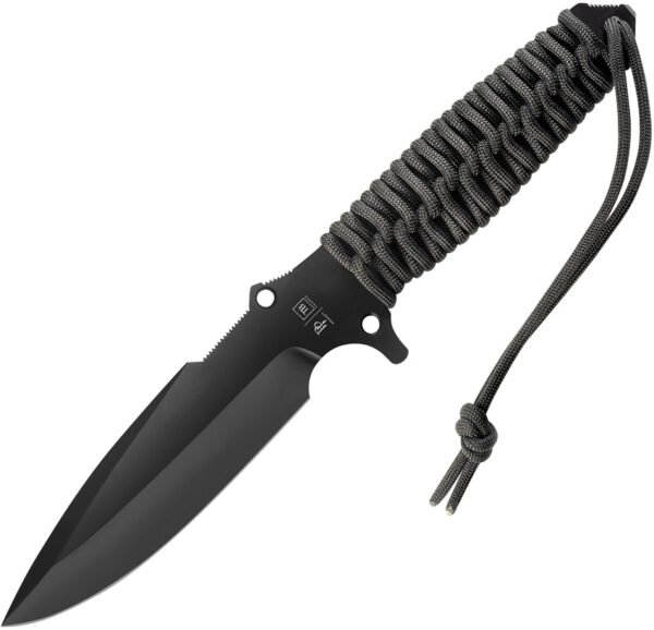 TB Outdoor Survival Fixed Blade Black (4.5")