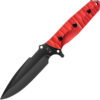 TB Outdoor Survival Fixed Blade Red (4.5")
