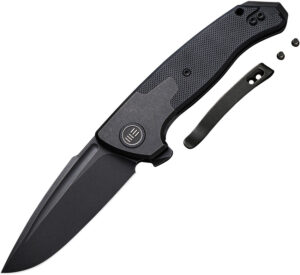 We Knife Co Ltd Press Check Framelock Black (3.13″)