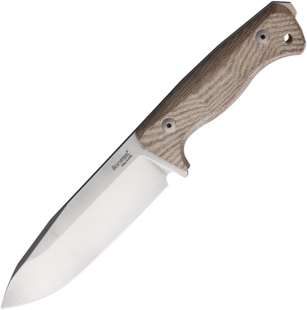 LionSTEEL T6 Fixed Blade Natural Micarta (5.88")