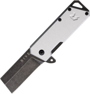 RIVE Knives Rogue Mini Linerlock Silver (2″)