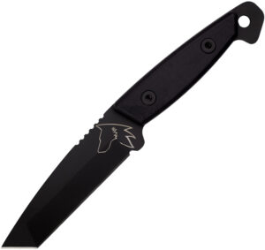 Turq Gear Wolf Fixed Blade Black (4.38″)