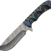 Damascus Blue River Hunter (4.75")