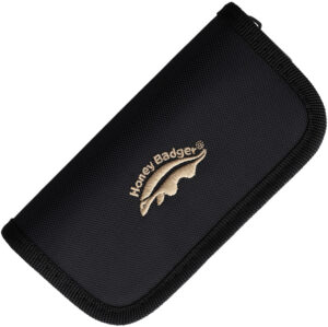 Honey Badger Knives Zipper Pouch Black