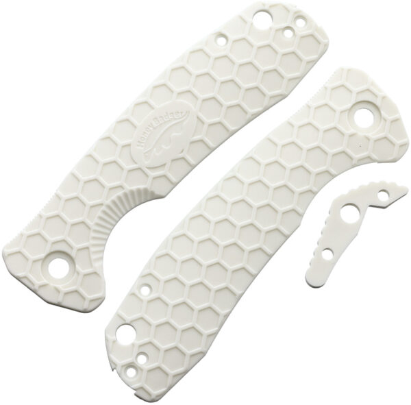Honey Badger Knives Large Linerlock Handle White Honey Badger Knives Large Linerlock Handle White