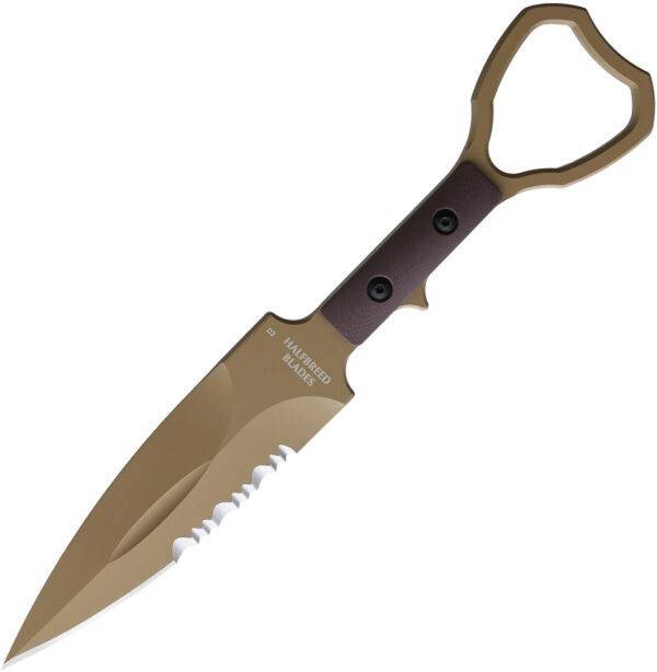 Halfbreed Blades Compact Clearance Knife DE (4")