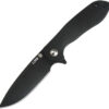 CJRB Scoria Linerlock Black (3.5")