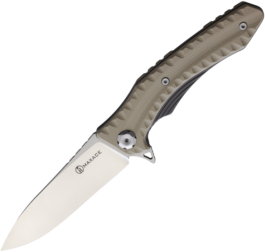 Maxace Zealot Linerlock Tan (3.88") for Sale $66.70
